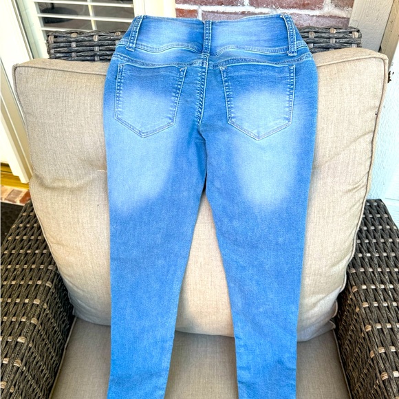 Hippie Girl, Mid-Rise Jegging, Blue Denim, Size 8 - Picture 2 of 3